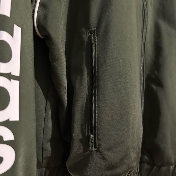 Adidas Original Army Green Zip Up size Small - Picture 5 of 7